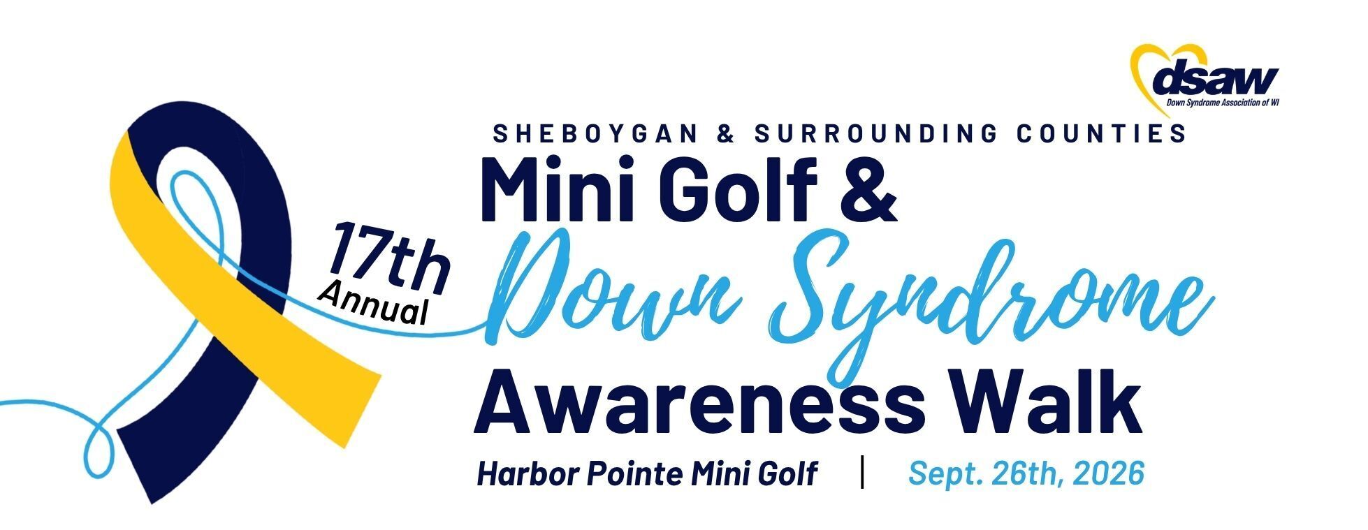 DSAW-Sheboygan Mini Golf & Down Syndrome Awareness Walk 2026
